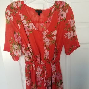 Womens floral maxi dress